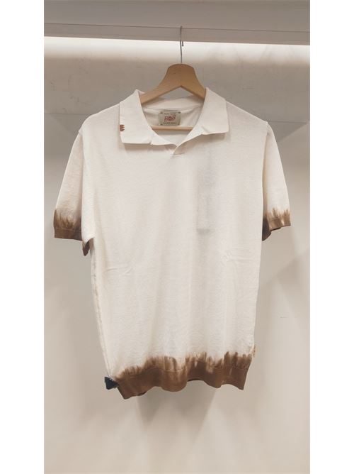 polo maglia senza bottoni BOB | SUNSET UNICAECRU/TAB